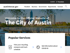 'austintexas.gov' screenshot