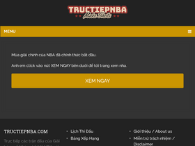 'tructiepnba.com' screenshot