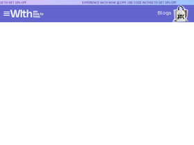 wlth.in homepage screenshot