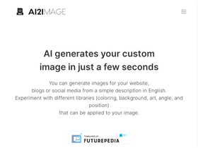 AI2image - AI creates custom images from English descriptions in seconds.