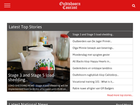 'oudtshoorncourant.com' screenshot