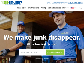'1800gotjunk.com' screenshot