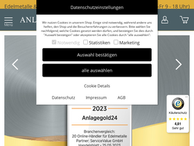 'anlagegold24.de' screenshot