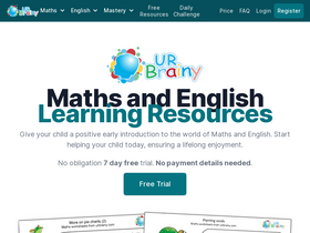 'urbrainy.com' screenshot