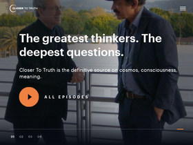 'closertotruth.com' screenshot