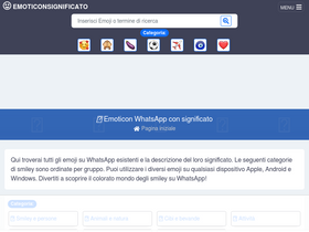 'emoticonsignificato.it' screenshot