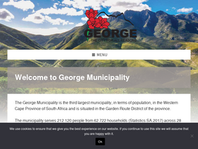 'george.gov.za' screenshot