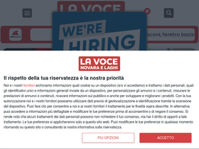 'lavocedinovara.com' screenshot