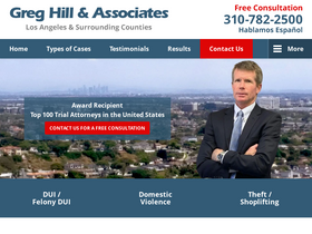 'greghillassociates.com' screenshot