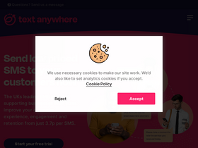 'textanywhere.com' screenshot