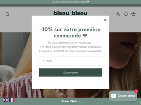bisoubisouparis.com homepage screenshot