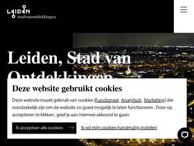 'visitleiden.nl' screenshot