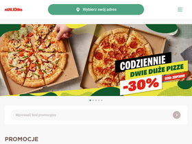 'papajohns.pl' screenshot