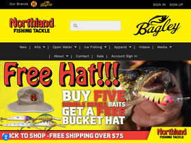 'northlandtackle.com' screenshot