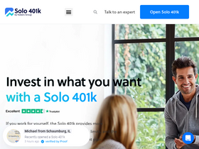 'solo401k.com' screenshot