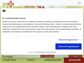 'zesz.hu' screenshot