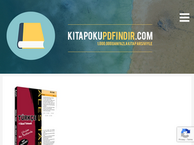 'kitapokupdfindir.com' screenshot