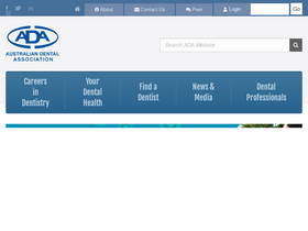 'ada.org.au' screenshot