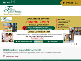 'fultonschools.org' screenshot