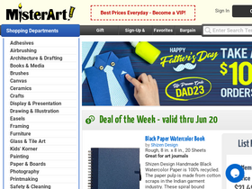 'misterart.com' screenshot