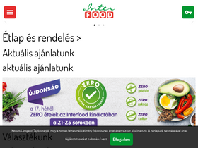 'interfood.hu' screenshot