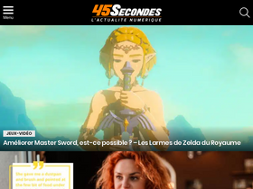 '45secondes.fr' screenshot