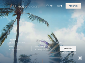 'princewaikiki.com' screenshot