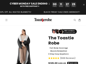 Toastierobe website screenshot