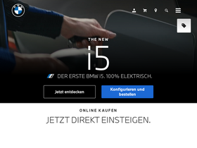 'bmw.ch' screenshot