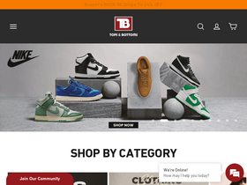 'topsandbottomsusa.com' screenshot