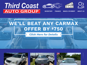 'thirdcoastautos.com' screenshot