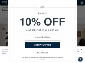 'pacificcoast.com' screenshot