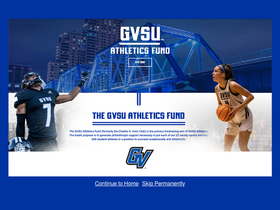 'gvsulakers.com' screenshot