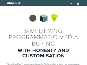 'admedo.com' screenshot