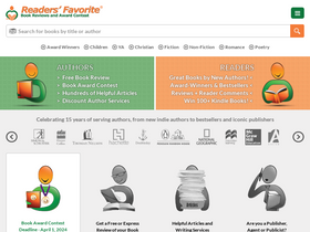 'readersfavorite.com' screenshot