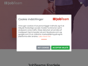 'jobteam.dk' screenshot
