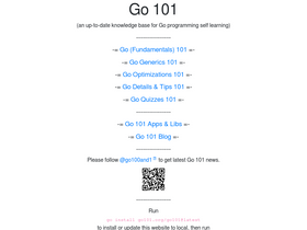 'go101.org' screenshot