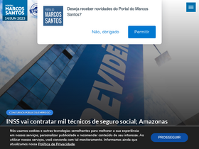 'portalmarcossantos.com.br' screenshot