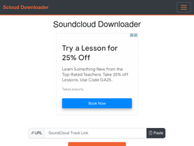'sclouddownloader.net' screenshot