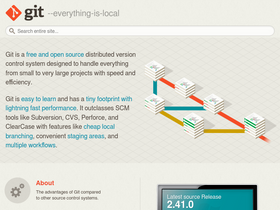 'git-scm.com' screenshot