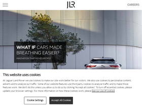 'jaguarlandrovercareers.com' screenshot