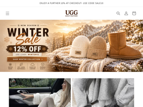 uggbootfactory.com.au homepage screenshot