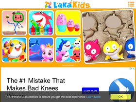 'lakakids.com' screenshot