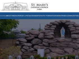 'saintmarysdubai.org' screenshot