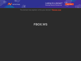 'fbox.ws' screenshot