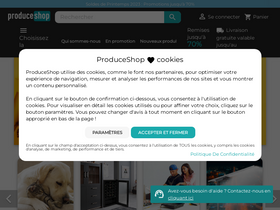 'produceshop.fr' screenshot
