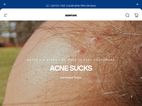dermtape.com homepage screenshot