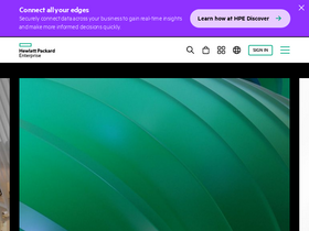 'hpe.com' screenshot