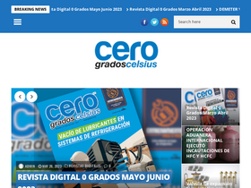 '0grados.com' screenshot