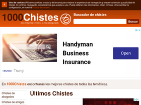 '1000chistes.com' screenshot